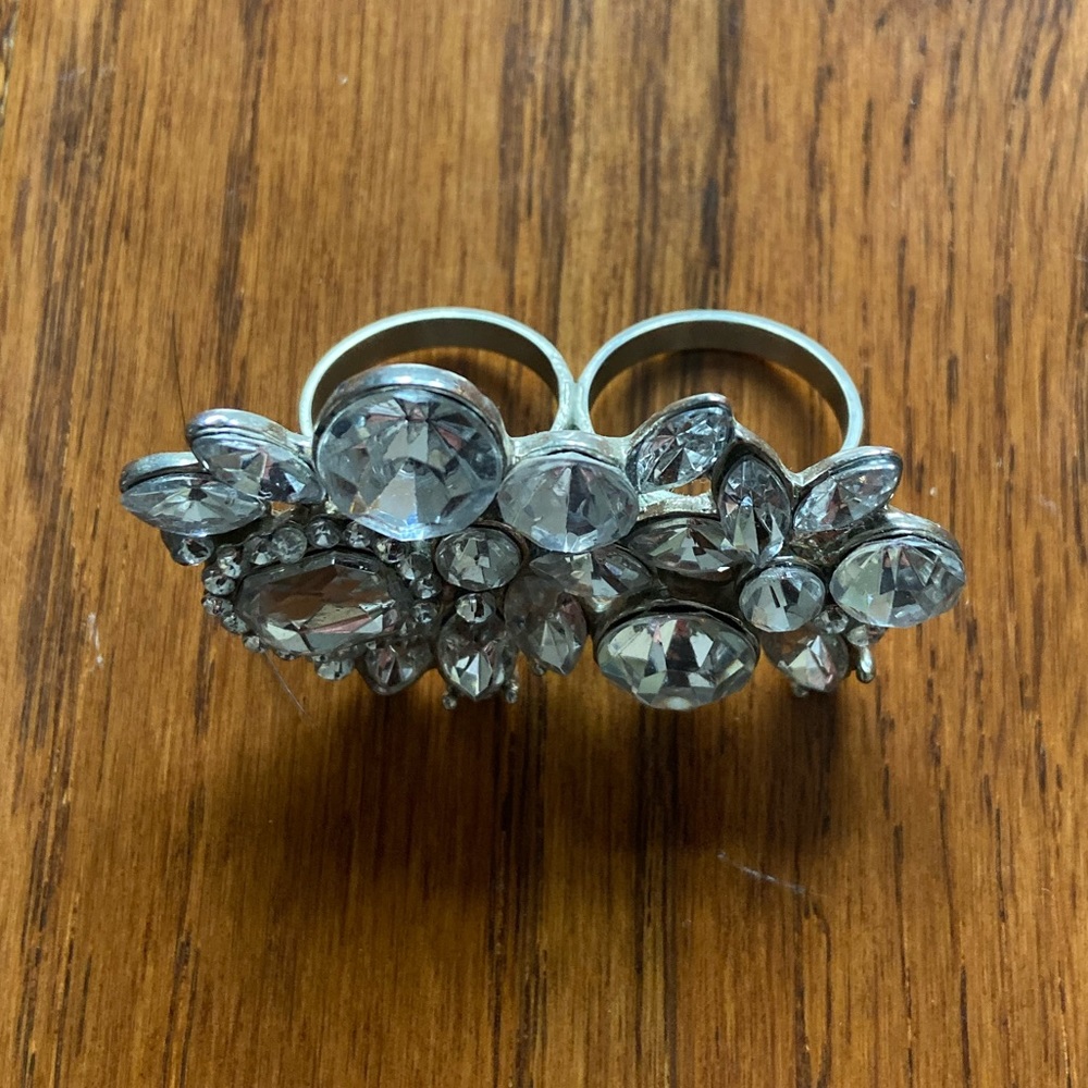 Express Crystal Double Ring